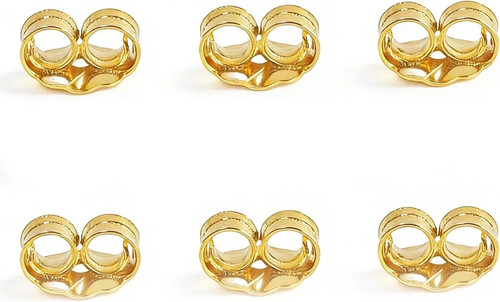 14k gold earring backs - 14k, for