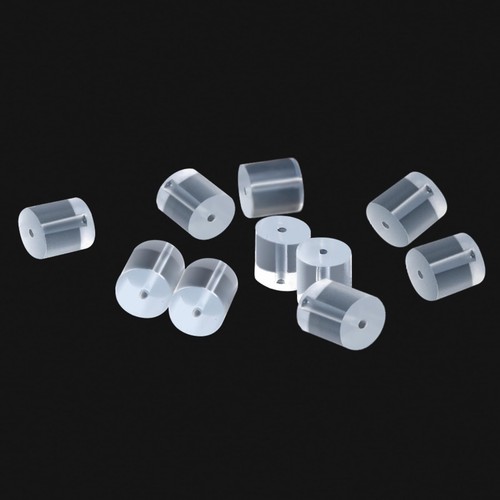 Clear earring backs 200pcs - earring,