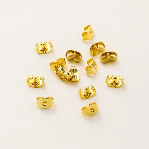 50pcs 5mm 14k gold earring - 14k,