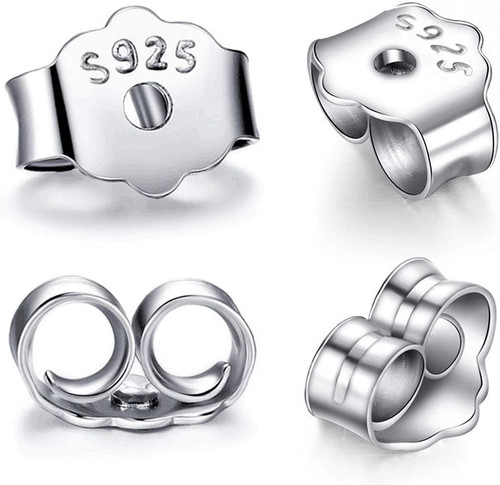 S925 sterling silver - silver, earring